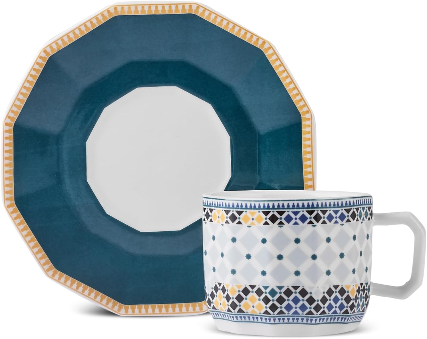 طقم فناجين قهوة كاراجا مدريد بورسلين 12 قطعة فاخر