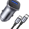 UGREEN A+C Dual-Port Car Charger PD30W+SCP22.5W40858