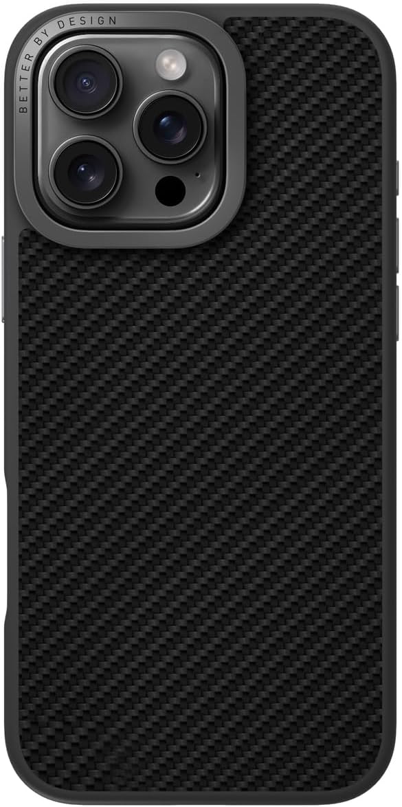 UNIQ KEVA MAX iPhone 16 Pro MagClick Case with Stand – Black
