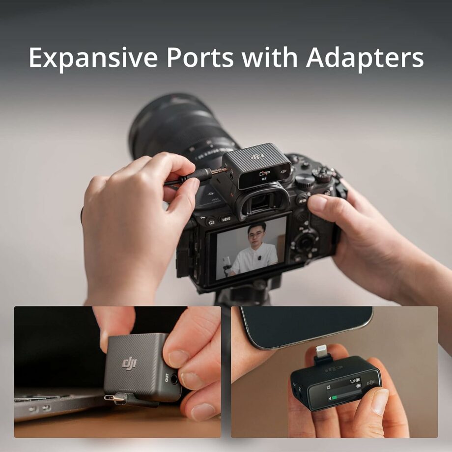 ميكروفون دي جي اي لاسلكي بتقنية لافيلار مع مدى 250 متر (1 TX + 1 RX)