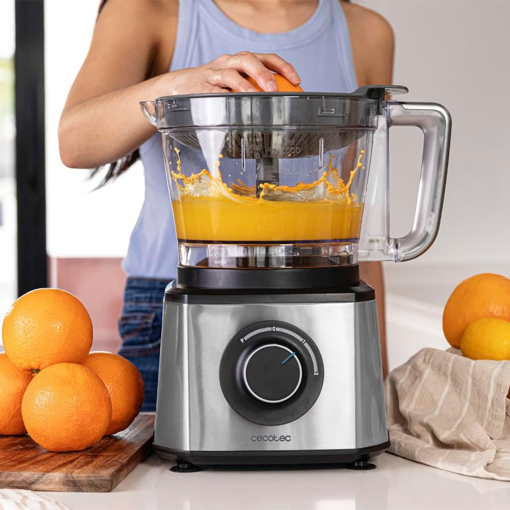 Cecotec Paprika 1300 Food Processor 2000W 3.5L — Complete Kitchen Prep in One Machine