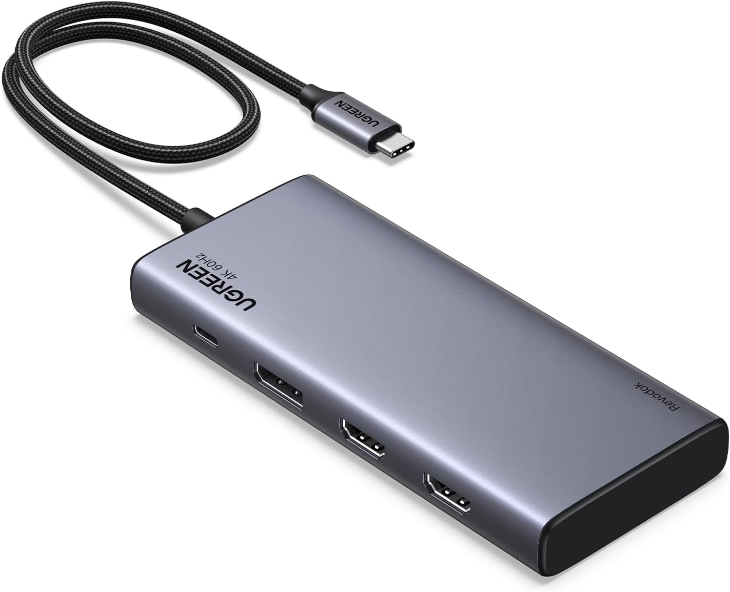 UGREEN 8-in-1 USB-C Dock with Dual HDMI, DP, 100W PD & 10Gbps