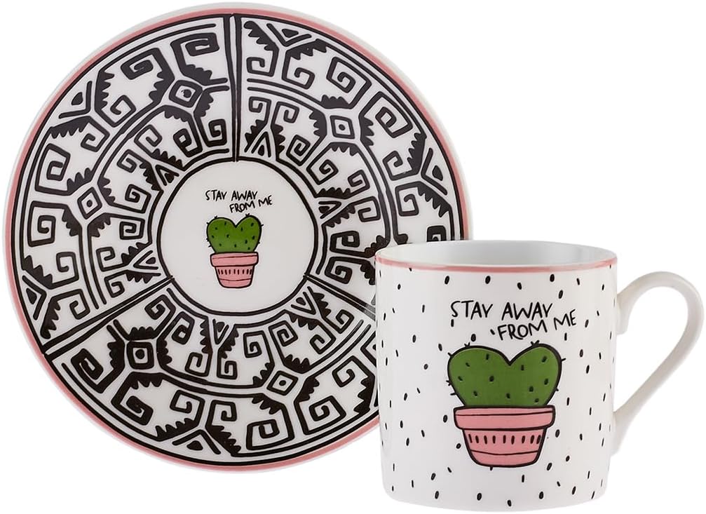 طقم فناجين قهوة كاراجا كاكتوس ٦ قطع ٨٠ مل