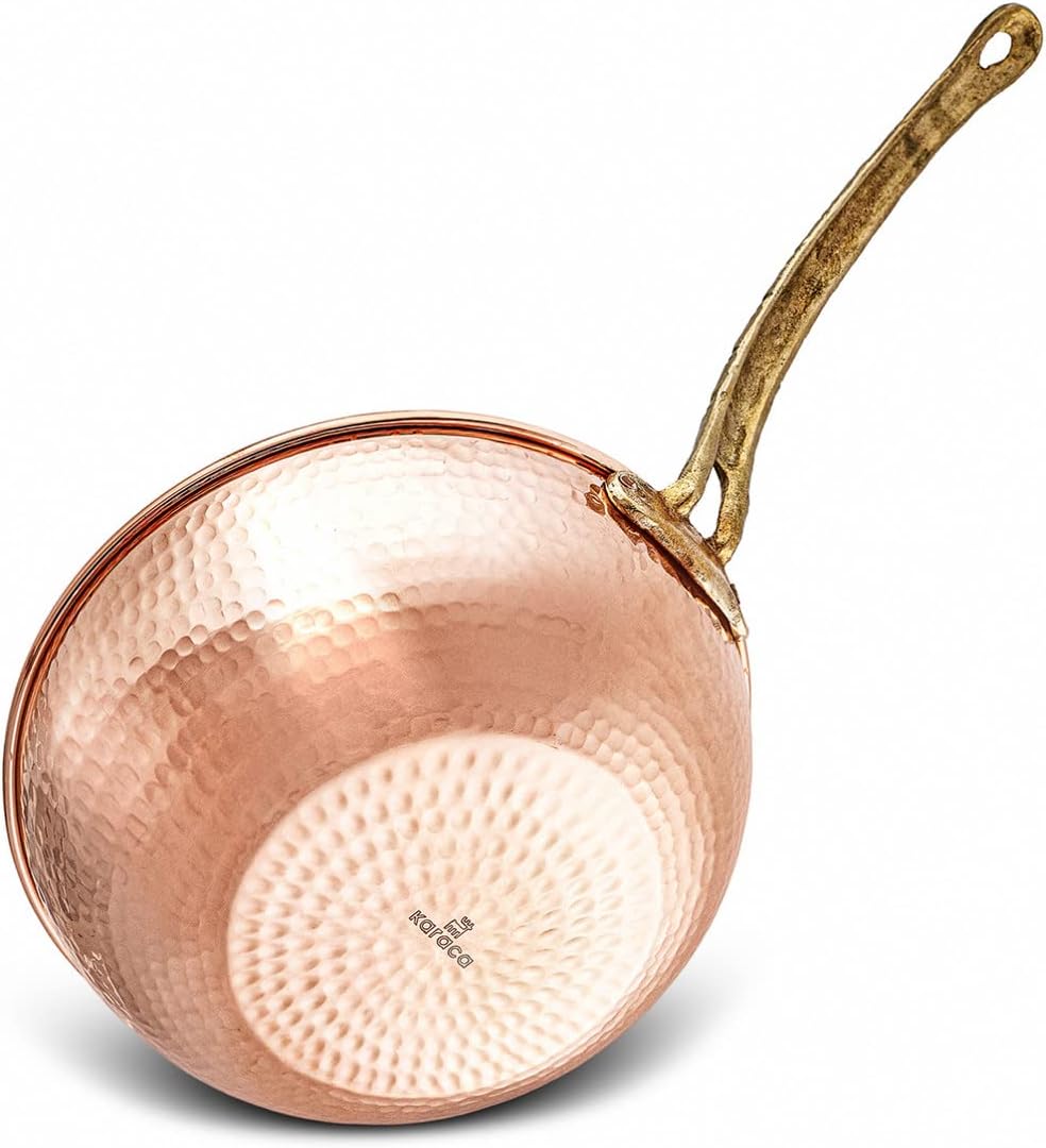 Karaca Alacahoyuk Copper Wok Pan, 24cm – Classic Style