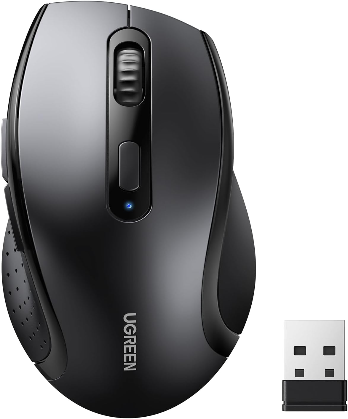 UGREEN 2.4G Wireless Mouse, 6 Buttons, 1600 DPI & 12M Battery