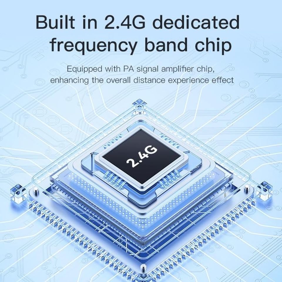 ميكروفون لافاليير لاسلكي مزدوج منخفض الكمون من YESIDO KR15