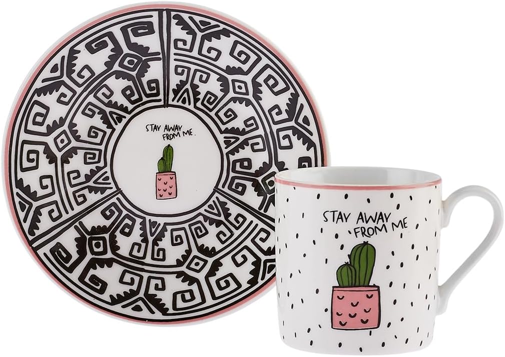 طقم فناجين قهوة كاراجا كاكتوس ٦ قطع ٨٠ مل