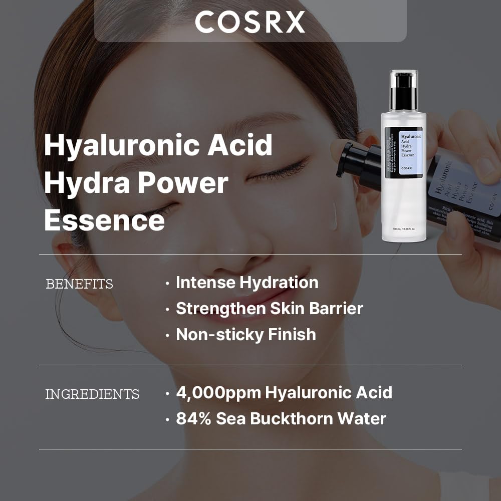 COSRX هيالورونيك أسيد إيسنس مرطب للبشرة الجافة