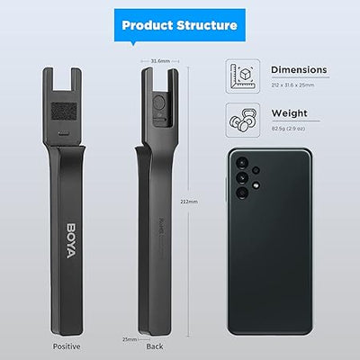 BOYA BY-XM6 HM Wireless Microphone Handheld Holder – For Vlog, YouTube, Interviews