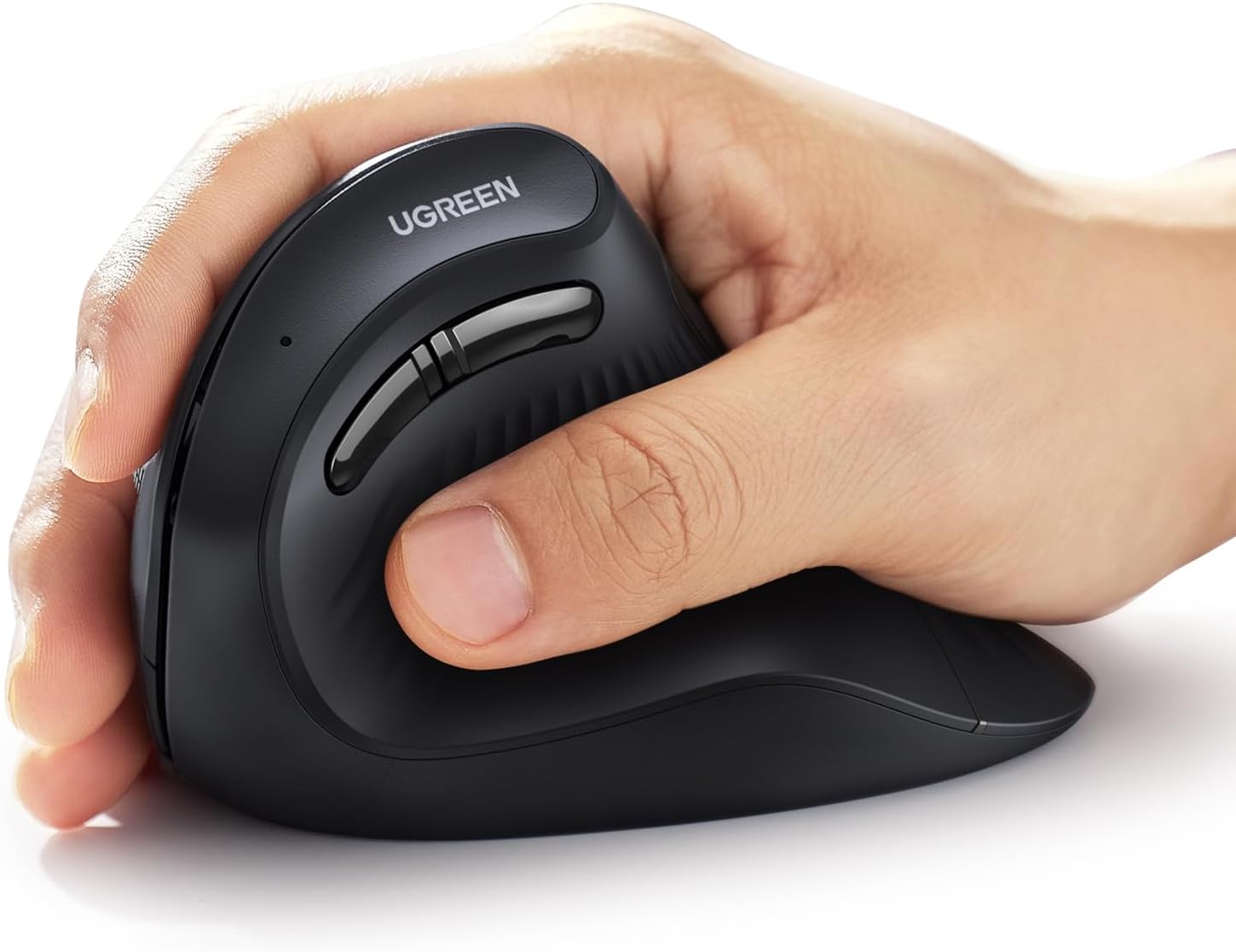 UGREEN Vertical Wireless Mouse, Ergonomic, 4000 DPI Dual Mode