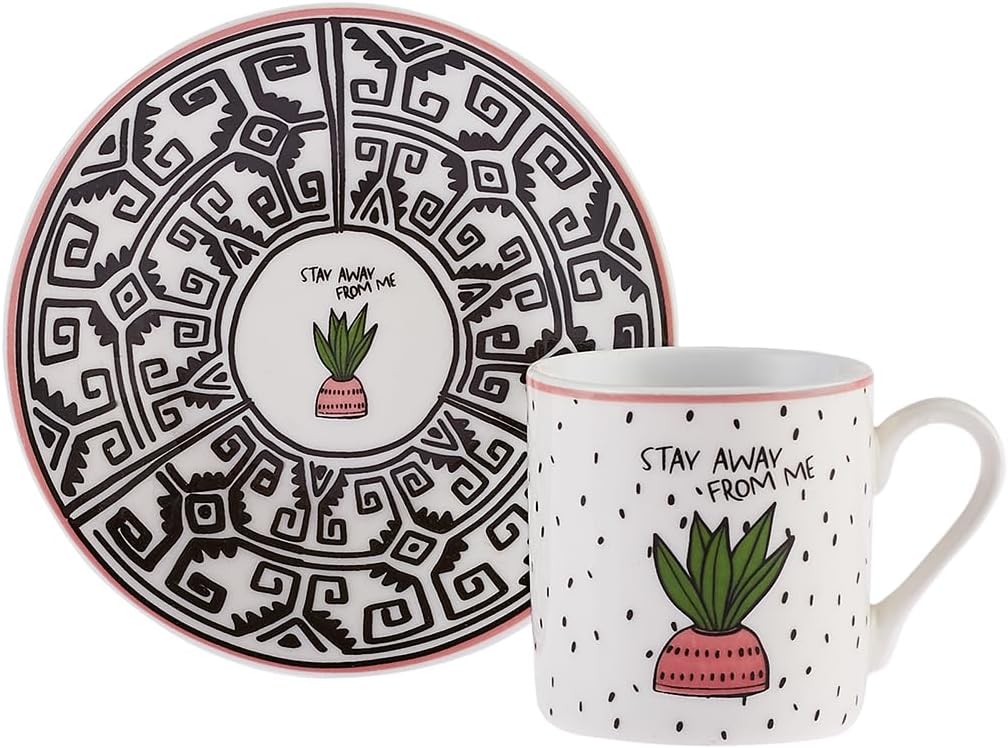 طقم فناجين قهوة كاراجا كاكتوس ٦ قطع ٨٠ مل