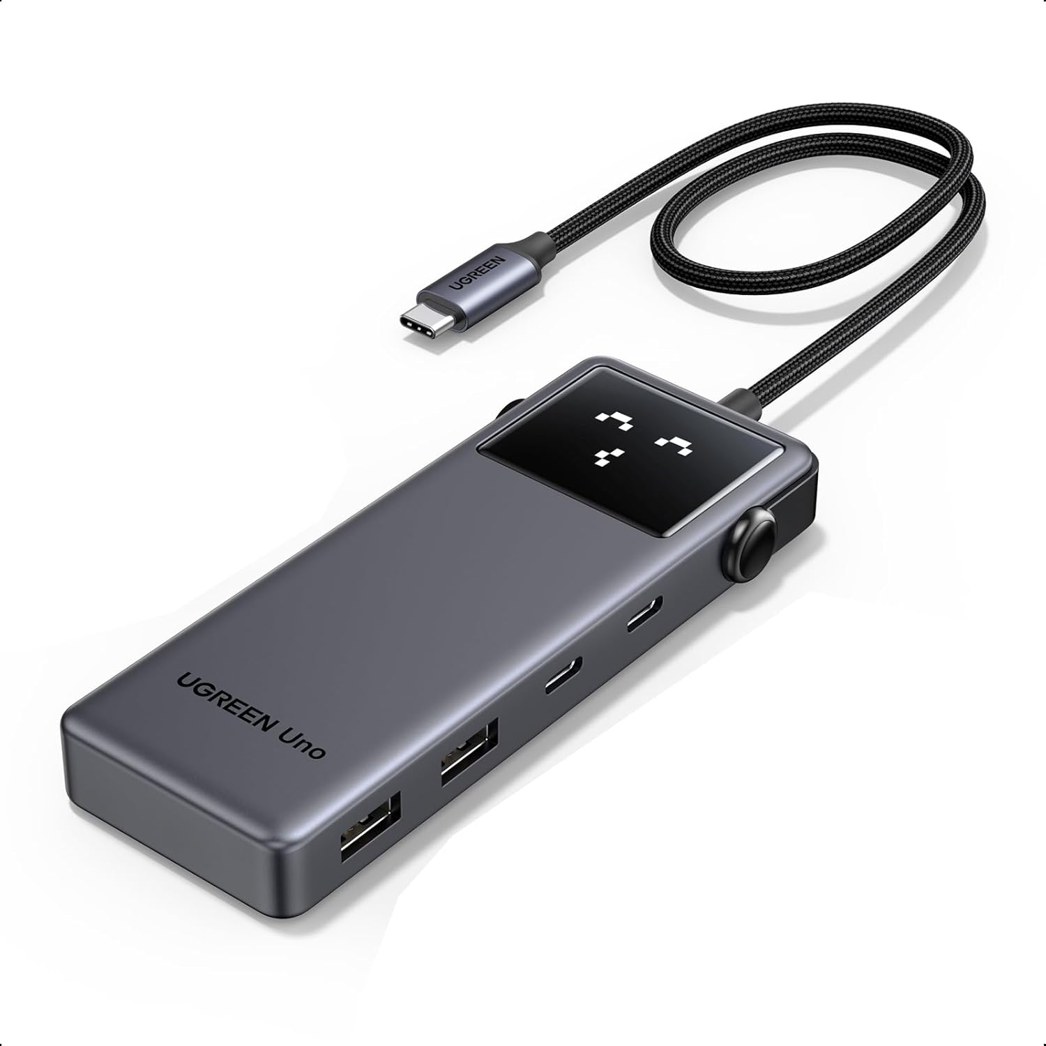 UGREEN Uno 6-in-1 USB-C Hub with 10Gbps & 4K HDMI.