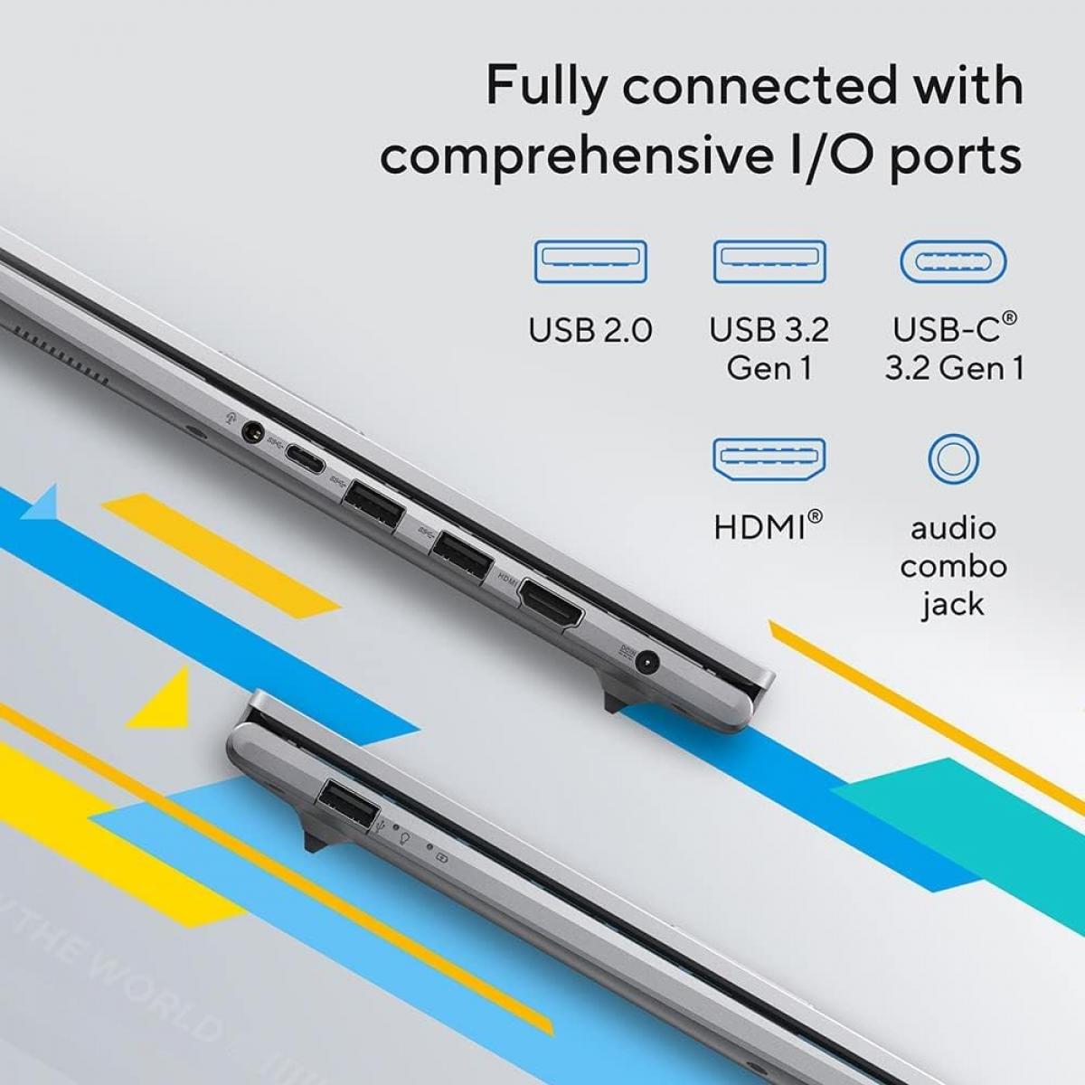 Asus VivoBook 15 i7, 15.6" FHD, 8GB RAM, 512GB SSD