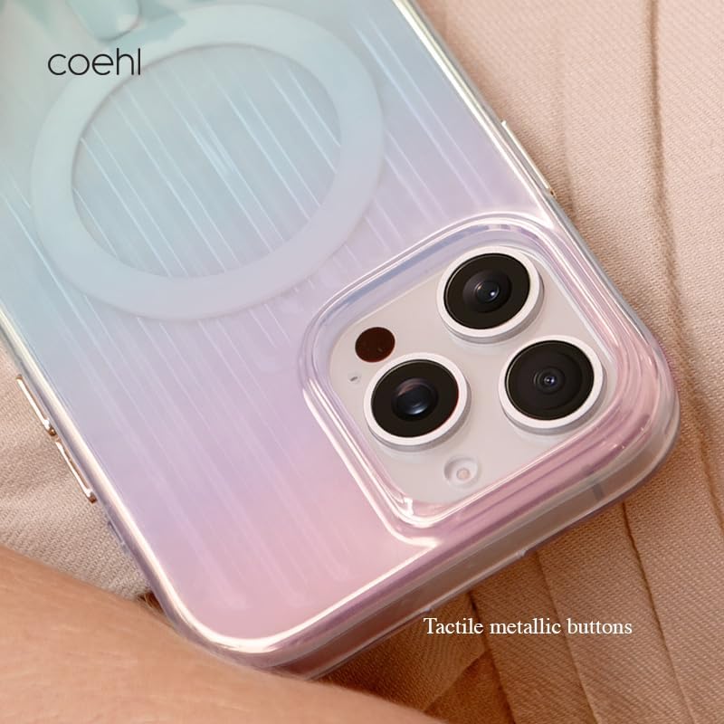 UNIQ COEHL IPHONE 16 PRO (2024) 6.9 MAGNETIC CHARGING LINEAR - IRIDESCENT