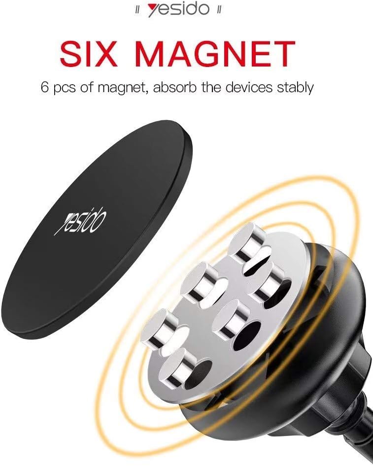 حامل الهاتف Yesido C41 - تصميم أنيق وقبضة قوية