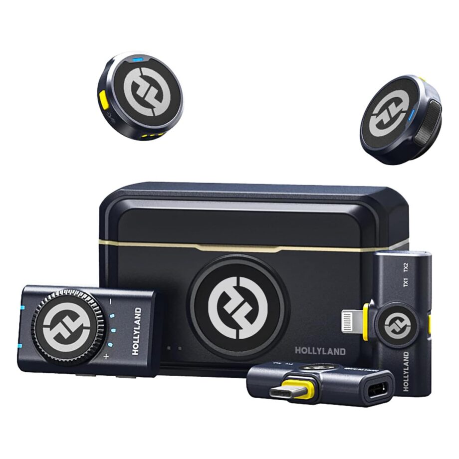 Hollyland Lark M2 Noise Cancellation Wireless Lavalier Microphone Combo