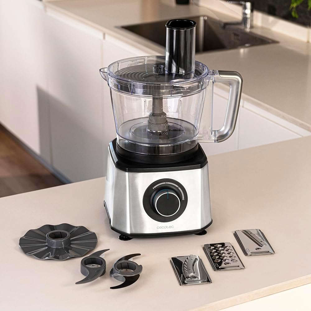 Cecotec Paprika 1300 Food Processor 2000W 3.5L — Complete Kitchen Prep in One Machine