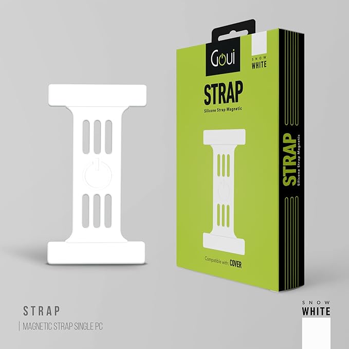 حزام مغناطيسي Goui – قطعة واحدة باللون الأبيض