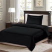 ARMN Naturesoft Single Duvet Cover Set 3pcs – Black