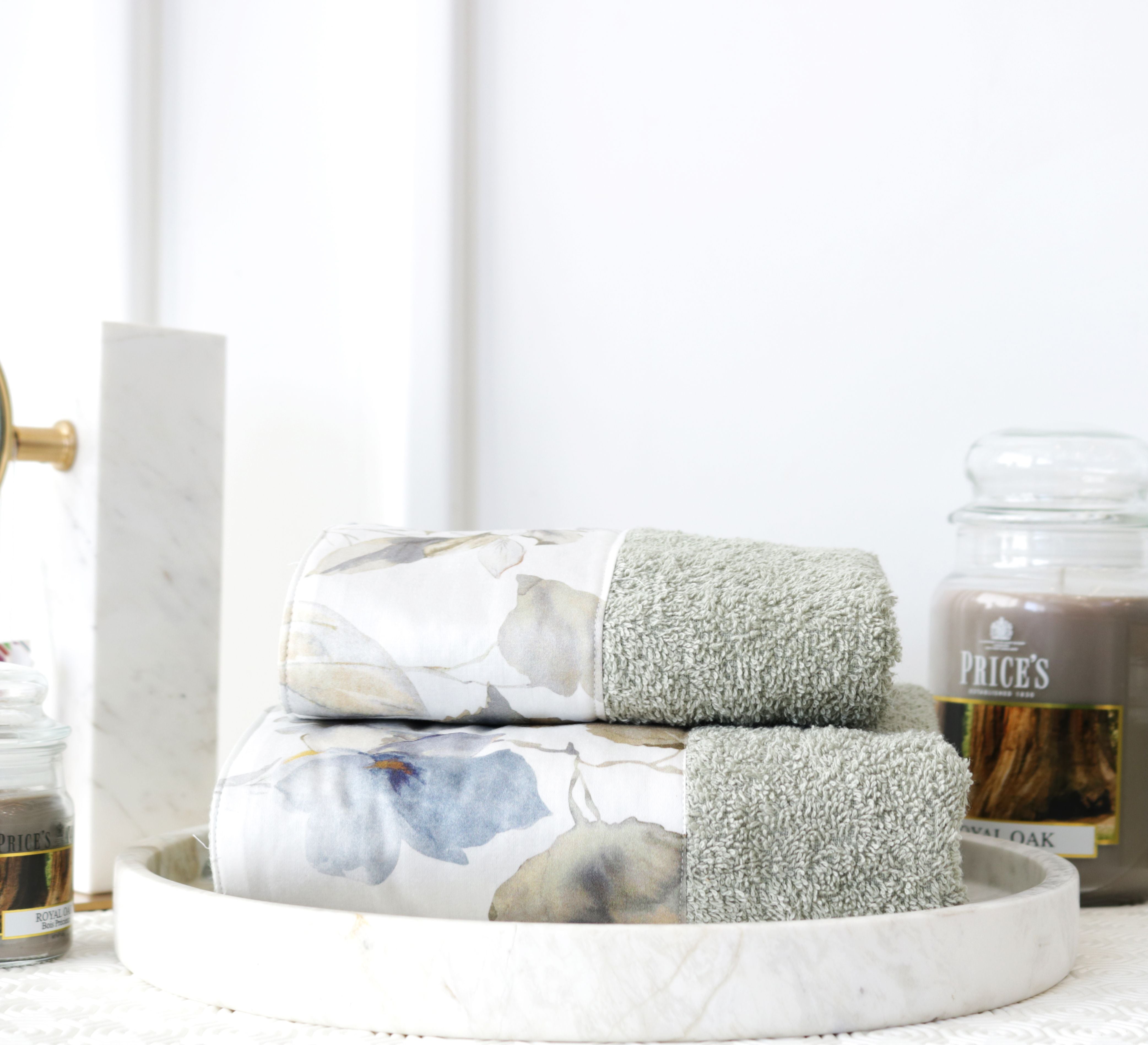 طقم بشاكير 2 قطعة Dreams Isabella - أخضر ناعم وفاخر