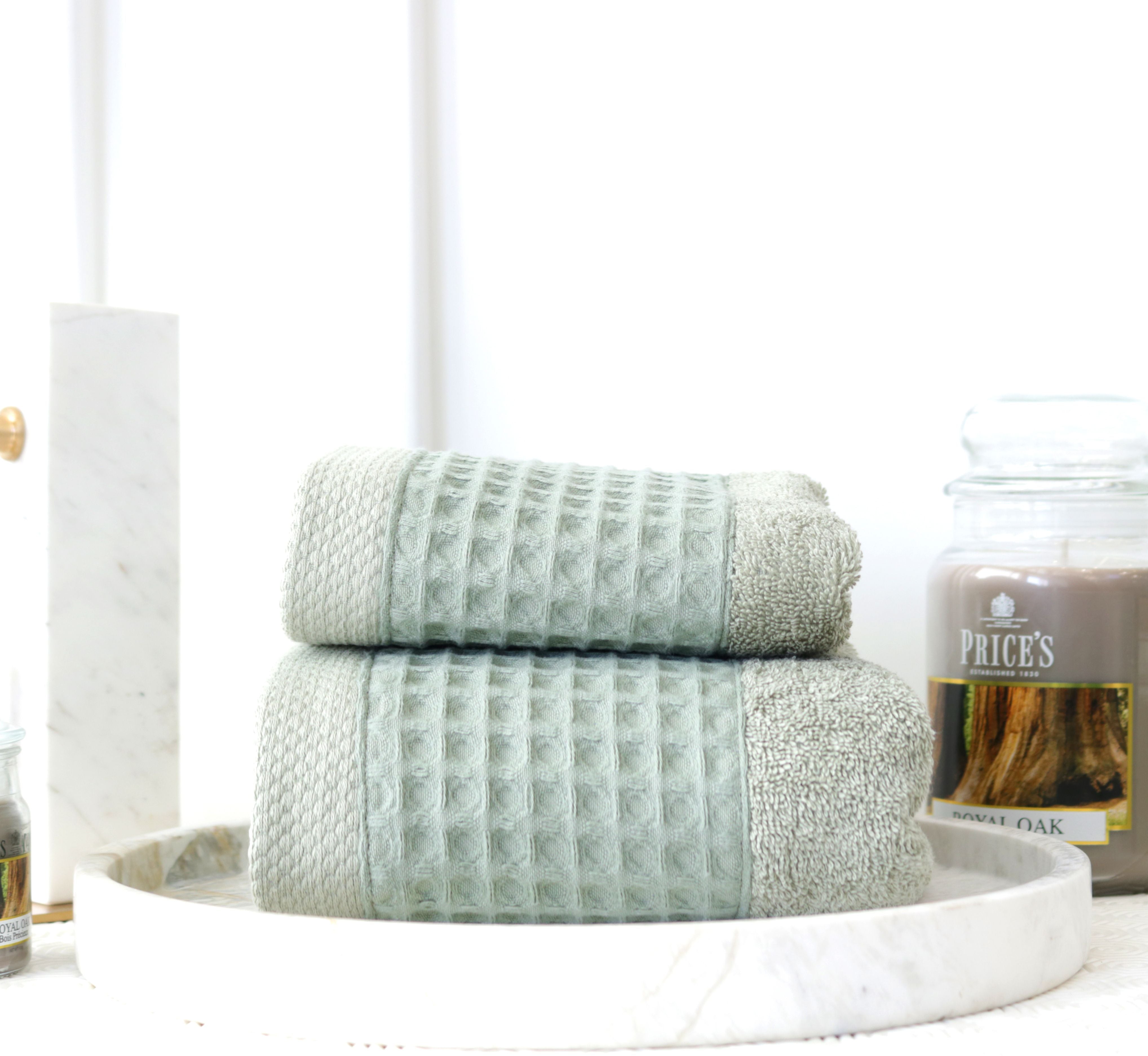 طقم بشاكير 2 قطعة من Dreams Monia - أخضر فاتح