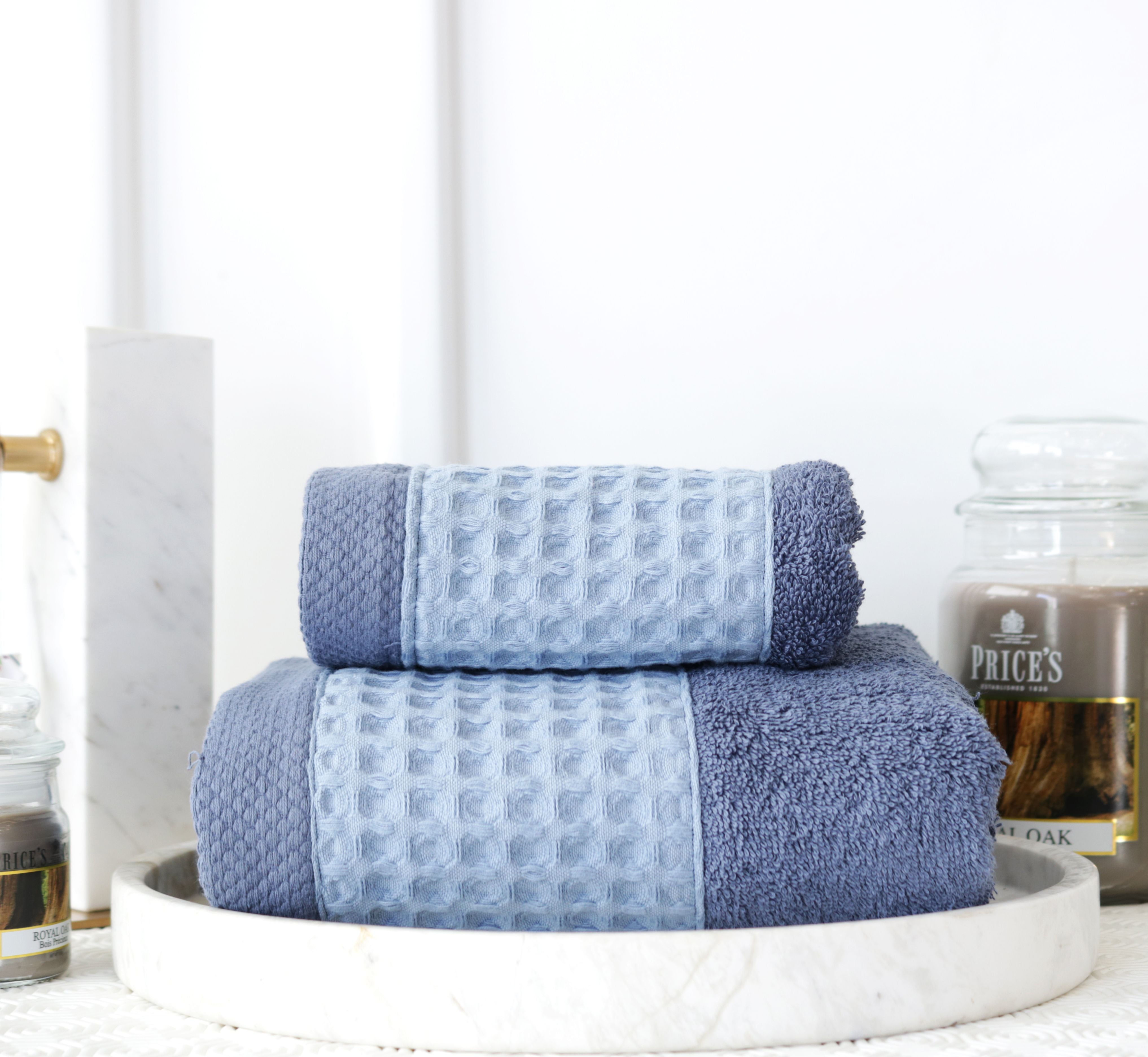 طقم بشاكير 2 قطعة من Dreams Monia - أزرق