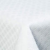 MTB "Melton" Table Protector with Plastic Layer - White