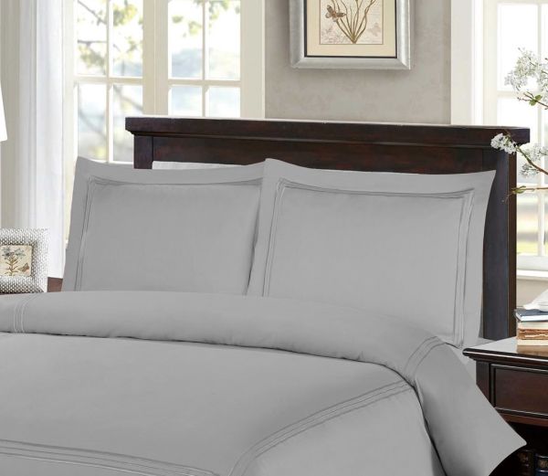 طقم وجوه مخدات 70×70 سم قطعتين ARMN Naturesoft – فضي