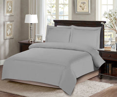 ARMN Naturesoft Queen Duvet Cover Set 4pcs – Silver