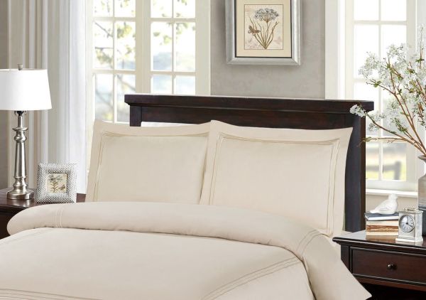 طقم وجوه مخدات 70×70 سم قطعتين ARMN Naturesoft – بيج فاتح