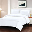 ARMN Naturesoft King Bed Cover Set 4 Pieces – White
