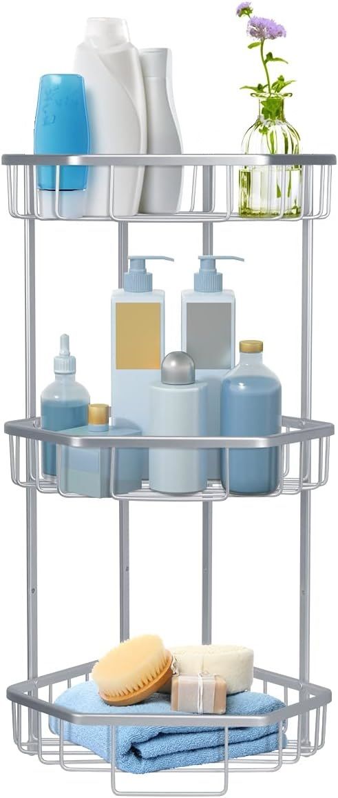 ARMN Space 3-Tier Aluminum Corner Stand – Practical & Stylish
