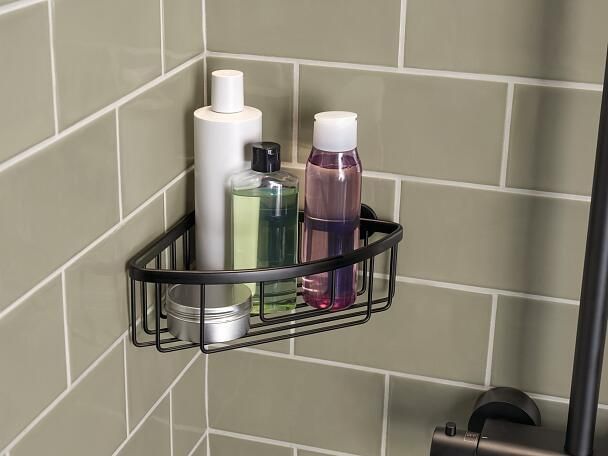 ARMN Space Aluminum Corner Shelf – Practical & Stylish