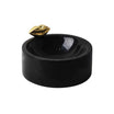 ARMN Sorbet Black Ashtray 12 cm – Elegant & Practical