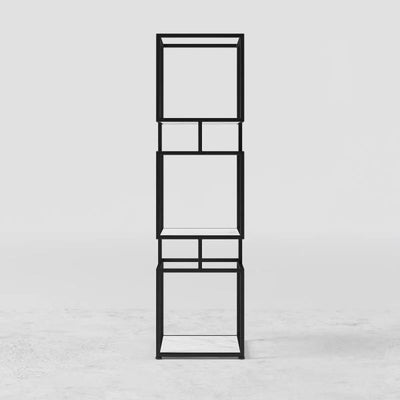 ARMN Regency 4-Shelf Stand – Elegant Black Storage & Display