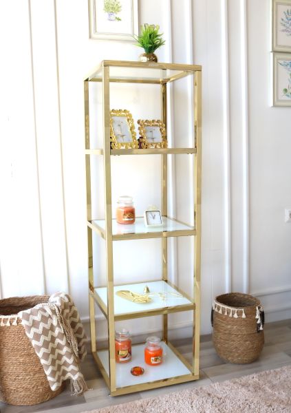 ARMN Milton 5-Tier Stand 45×45cm - Gold
