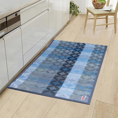 ARMN Luxe Kitchen Mat 60×100 cm – Blue & Gray