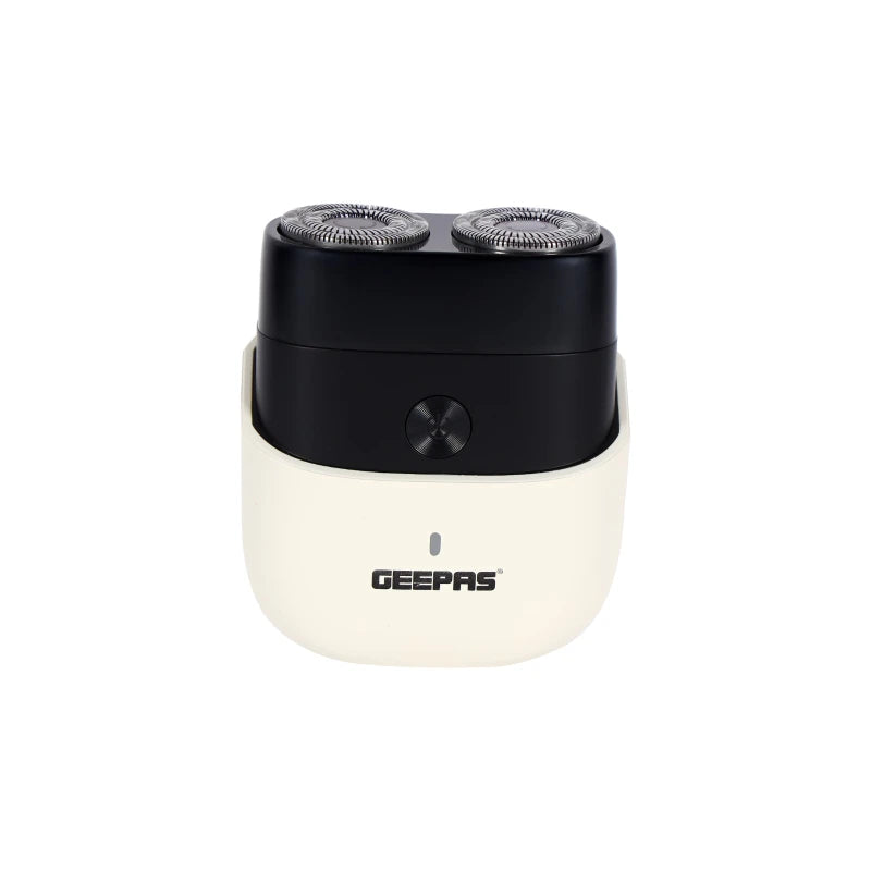 Geepas IPX7 Waterproof Pocket Shaver, Cordless/Cord, Black/White GSR57518UK