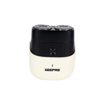 Geepas IPX7 Waterproof Pocket Shaver, Cordless/Cord, Black/White GSR57518UK