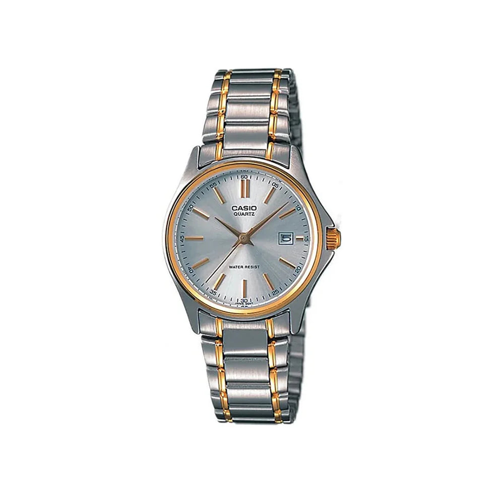 Casio Vintage LTP-1183G-7A Silver/Gold Plated Watch for Women