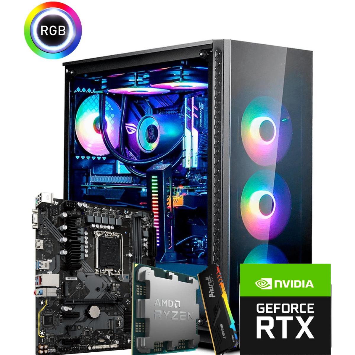 AMD RYZEN 7 7700 // RTX 4060 Ti 8GB // 16GB RAM - PC Build