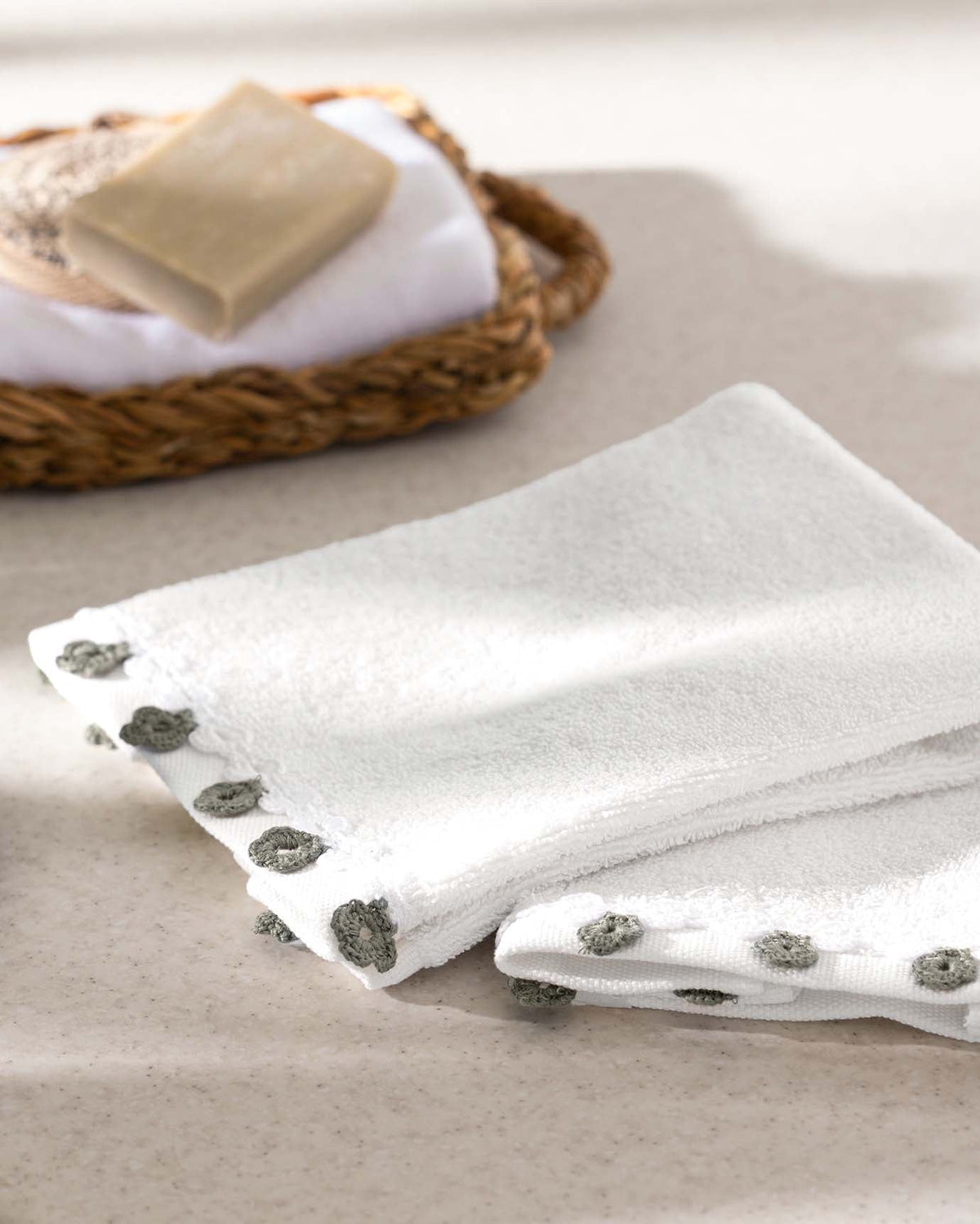 Jeanne 2 Pack Hand Towel - Madame Coco JO