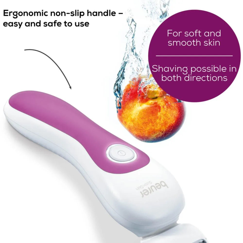 ماكينة حلاقة بيورير للحلاقة الجافة والرطبة والمريحة