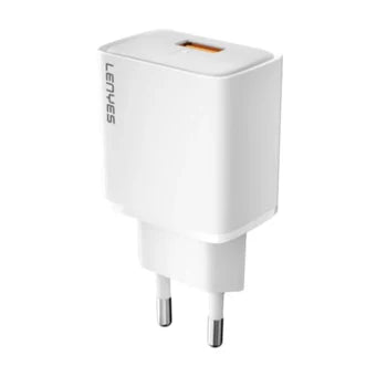 Lenyes LCH382-EU – QC 3.0 High-Speed USB Charger (EU Plug)