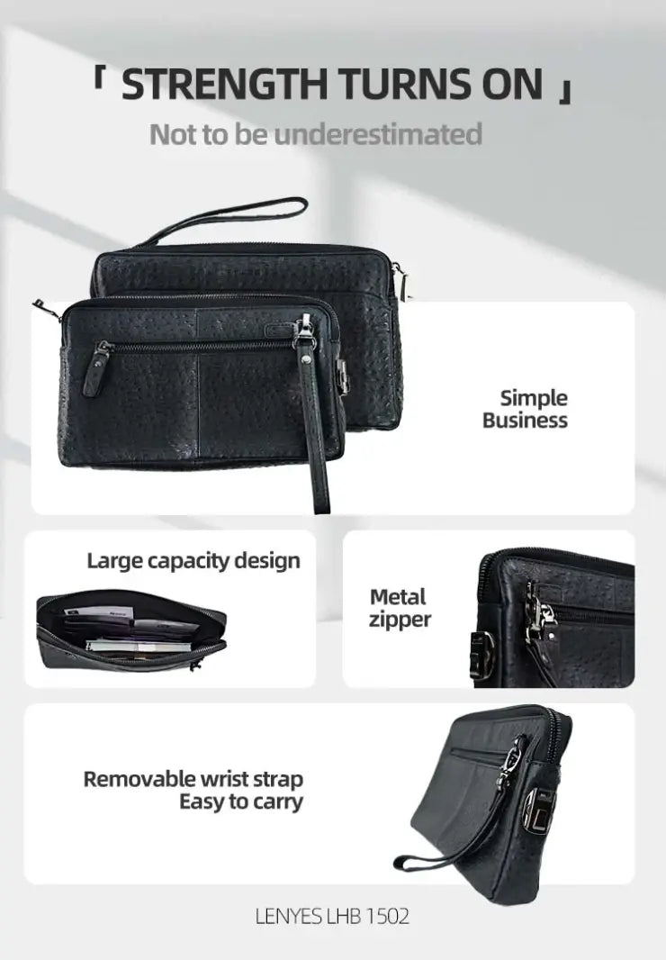 حقيبة يد جلدية Lenyes LHB1503 – تصميم أنيق وخامة فاخرة