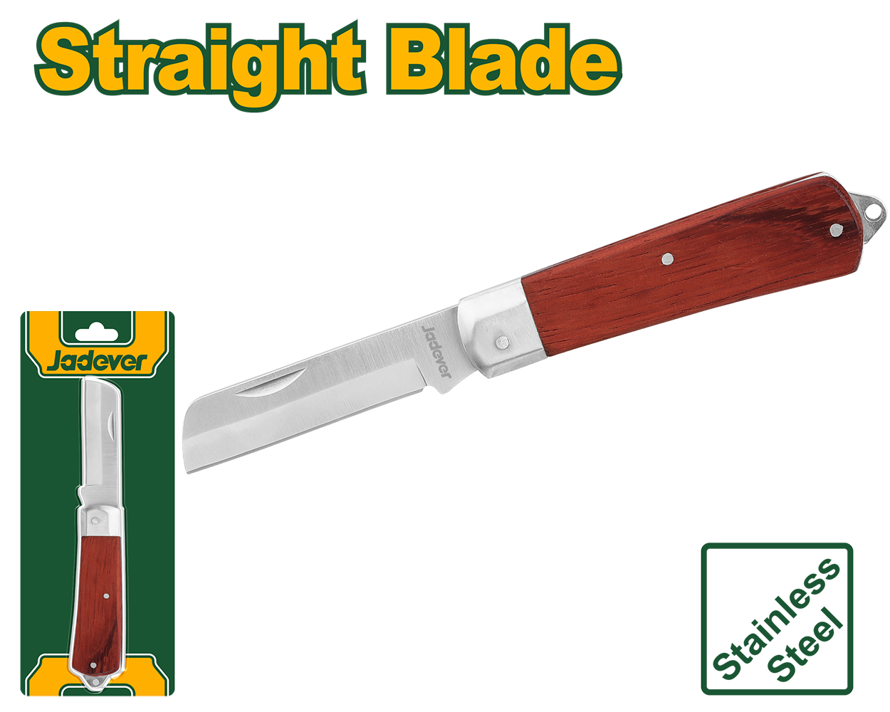 Jadever Straight Cable Stripping Knife – 210mm | Electrician Tool