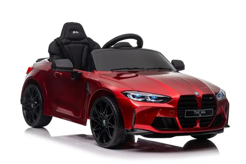 BMW M4 Licensed Kids Ride-On Car – 12V10Ah, Dual 390 Motors