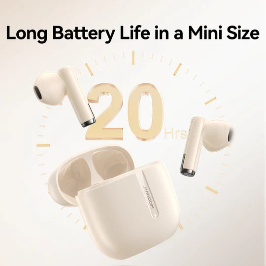 JOYROOM JR-PB3 Wireless Earbuds | Beige | Stylish & Clear