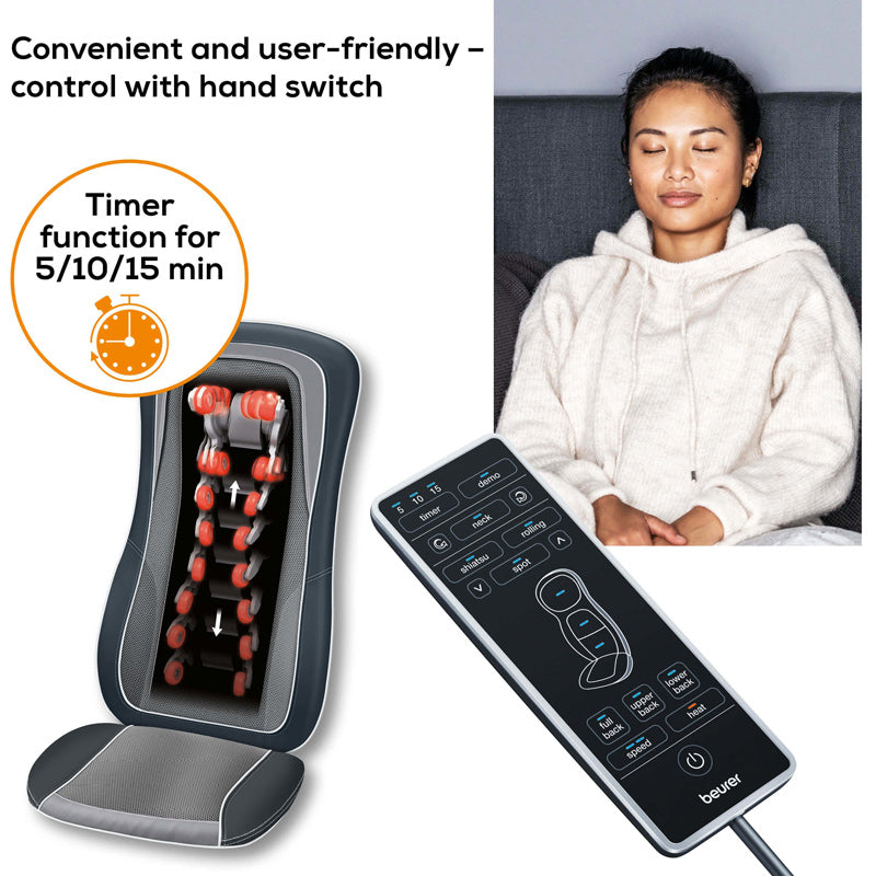 Beurer MG 315 Massage Seat Customized Shiatsu with Heat