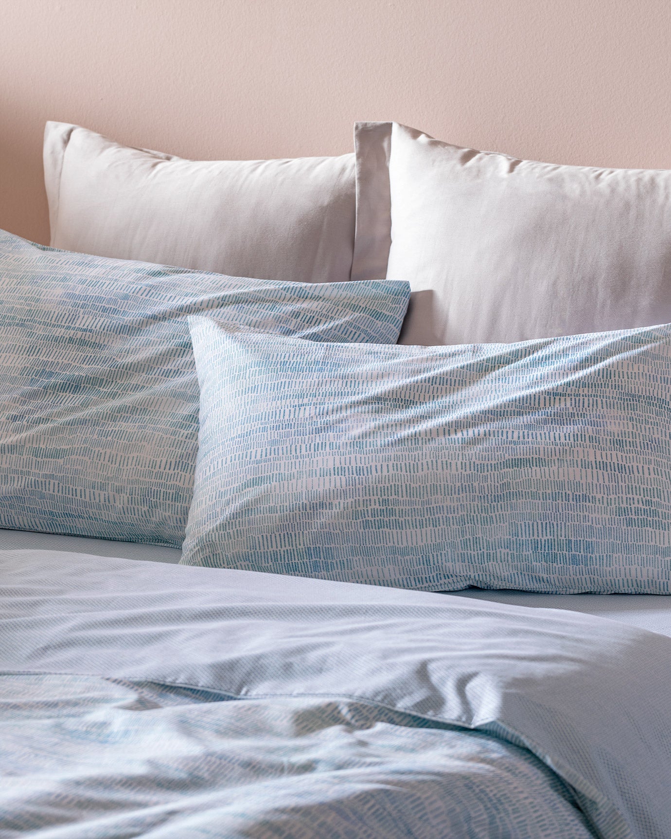 Pinot Single Size Fitted Duvet Cover Set - Ranforce Patterned - Madame Coco JO